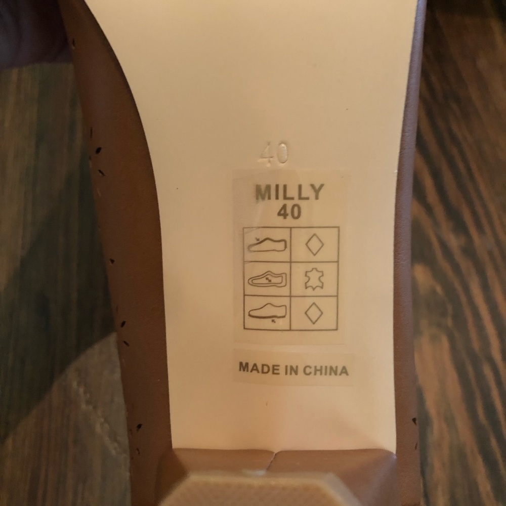 Chelsea Crew Milly heels size 40 *RUN SMALL* - Picture 4 of 4